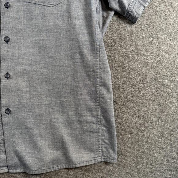 Arc'teryx Shirt Mens Large Gray Short Sleeve Button Up Casual Hiking - Picture 9 of 11